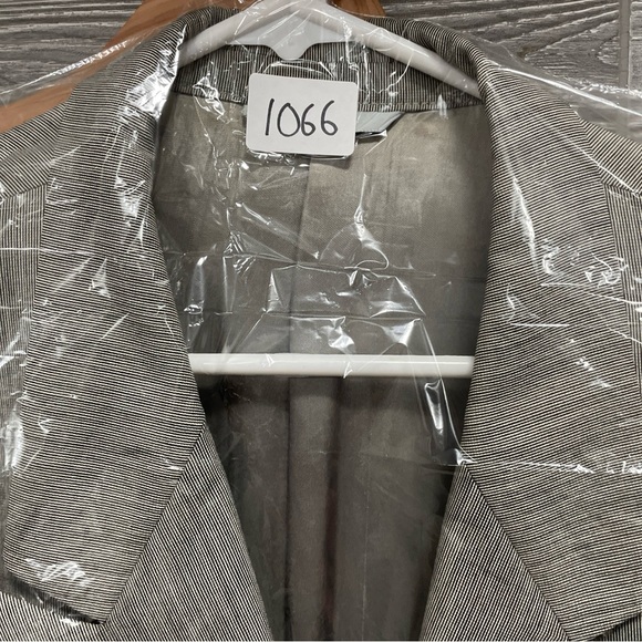 Mens Gian Giacomo Soleri Wool Blazer Size 46 LG Gray Double Breasted Peak Lapel - Picture 14 of 14